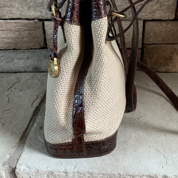 Copy - BRAHMIN leather and woven  purse - Picture 6 of 11